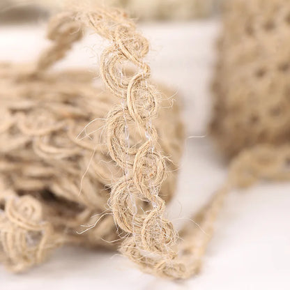 10M Handmade Macrame Linen Webbing