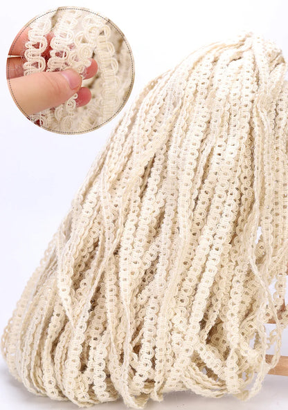 10M Handmade Macrame Linen Webbing