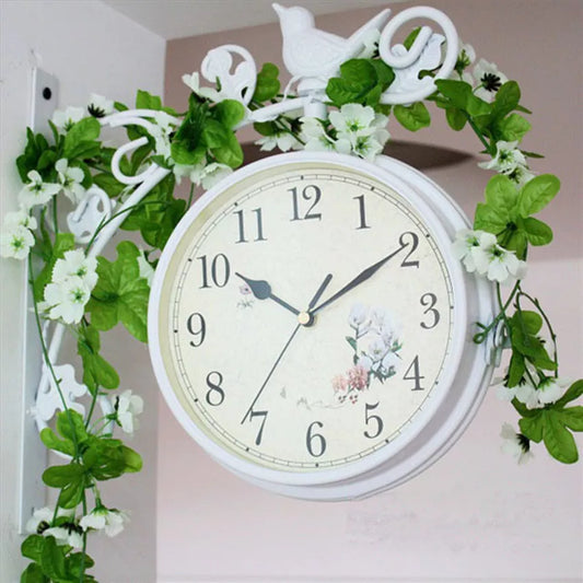 Rural Style Home Decor Pastoral Wall Clock