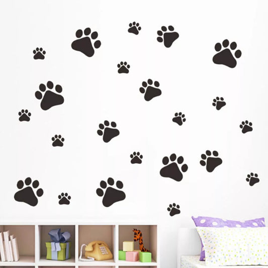 Cat Dog Paw Wall Vinyl Decal Stickers