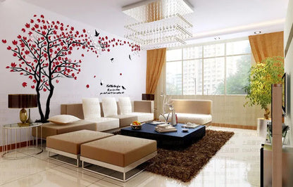 Big size Lovers Tree Acrylic Wall Stickers for Living room