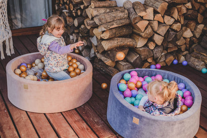 Hand Made Baby Foam Ball Pit 90x90x40cm - Model Flower