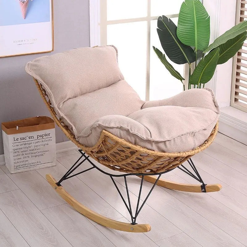 Rocking Chair Adult Recliner Lobster Chair Rattan