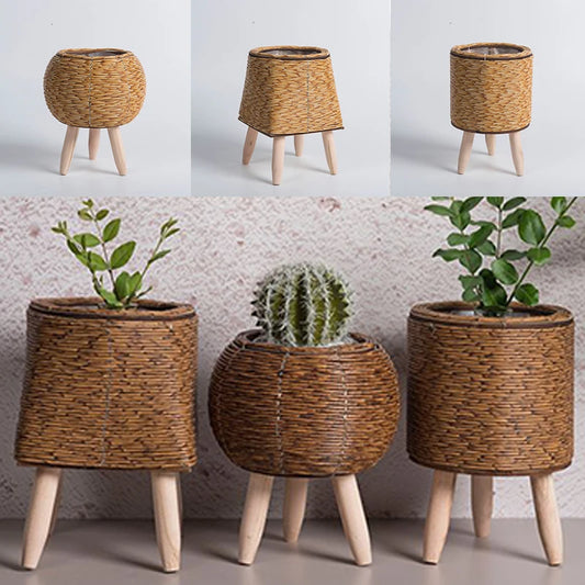 Nordic Flower Shelf Rattan