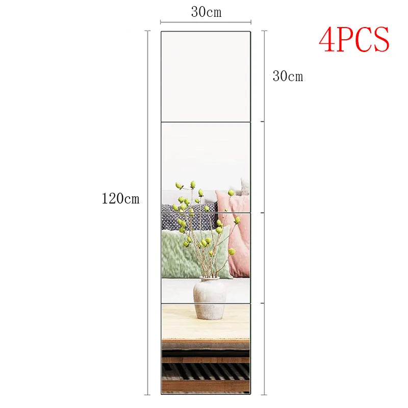 3D Self-adhesive Mirror Stickers