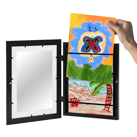 Children Art Frames Magnetic Front Open Changeable Kids