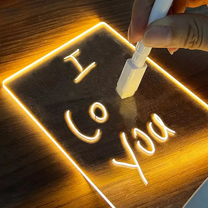 Note Board Creative Led Night Light USB Message