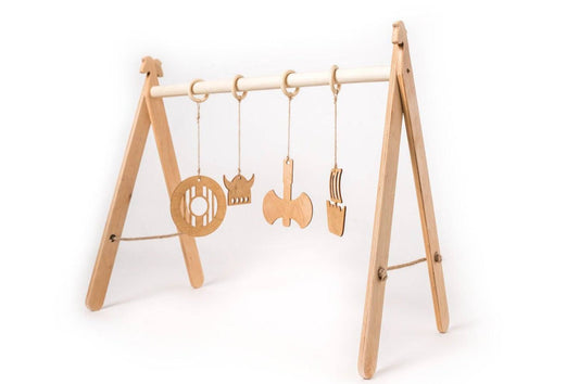 Eco Wooden Play Gym for Baby made in EU