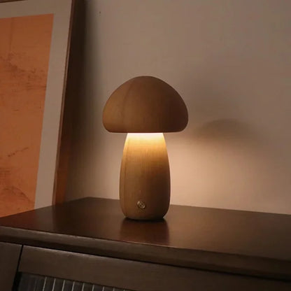 MushroomGlow: Enchanting Touch Night Lamp