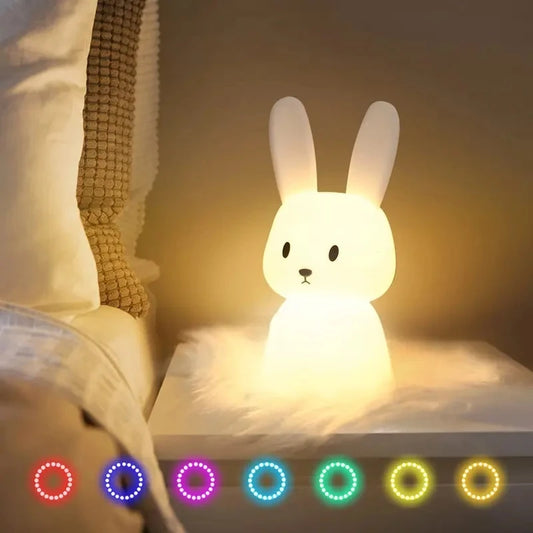 SnuggleBunny: Soothing Nightlight Companion