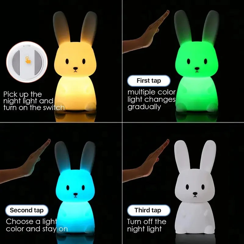 SnuggleBunny: Soothing Nightlight Companion