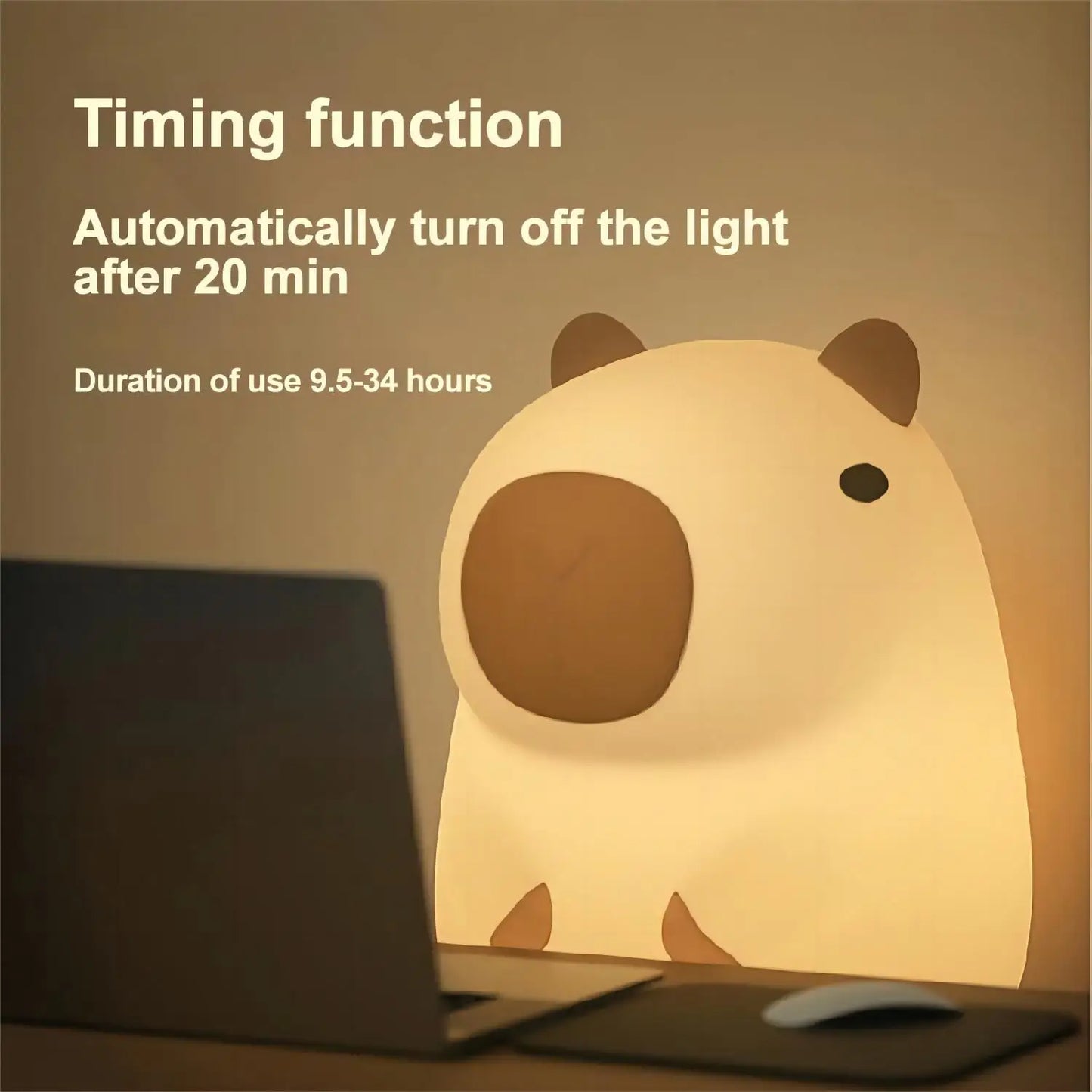 Capybara Glow Night Lamp