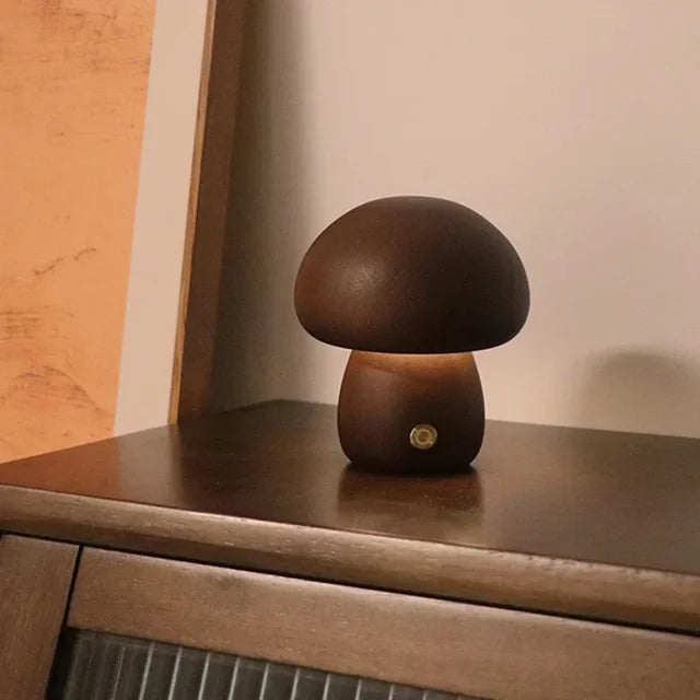 MushroomGlow: Enchanting Touch Night Lamp