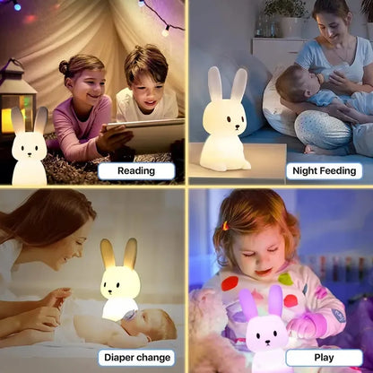 SnuggleBunny: Soothing Nightlight Companion