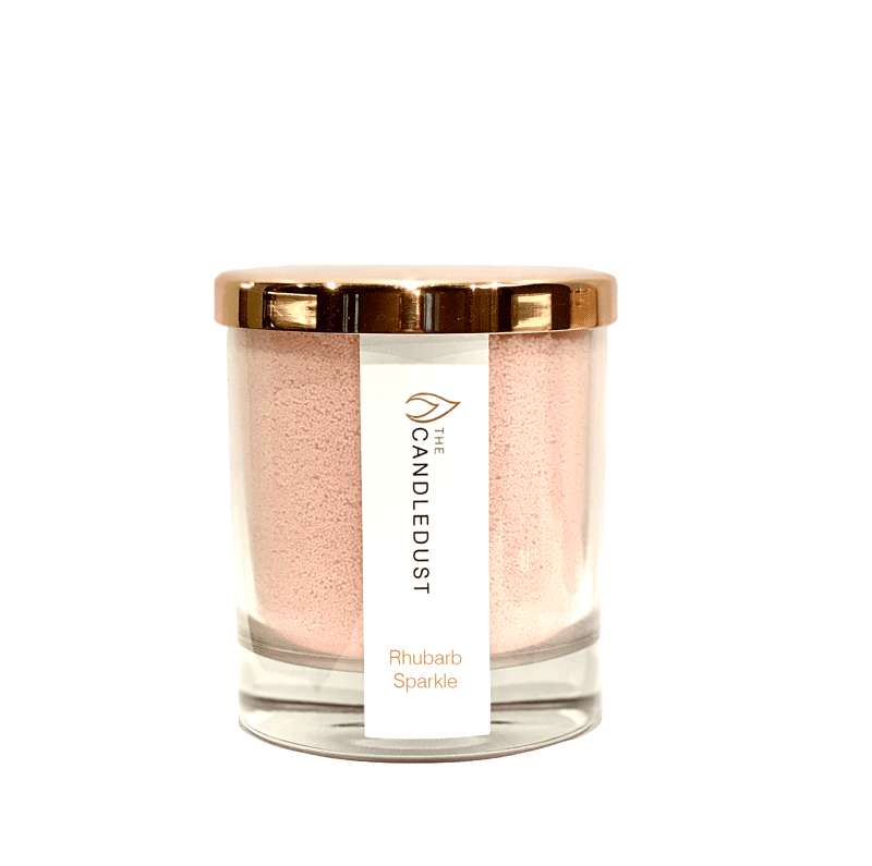 Magic Candle Dust in Glass - Rhubarb Sparkle 160g