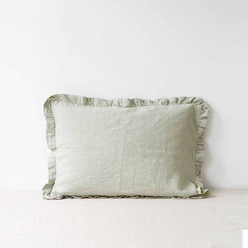 Linen Tales Pillowcase with Frills made in EU