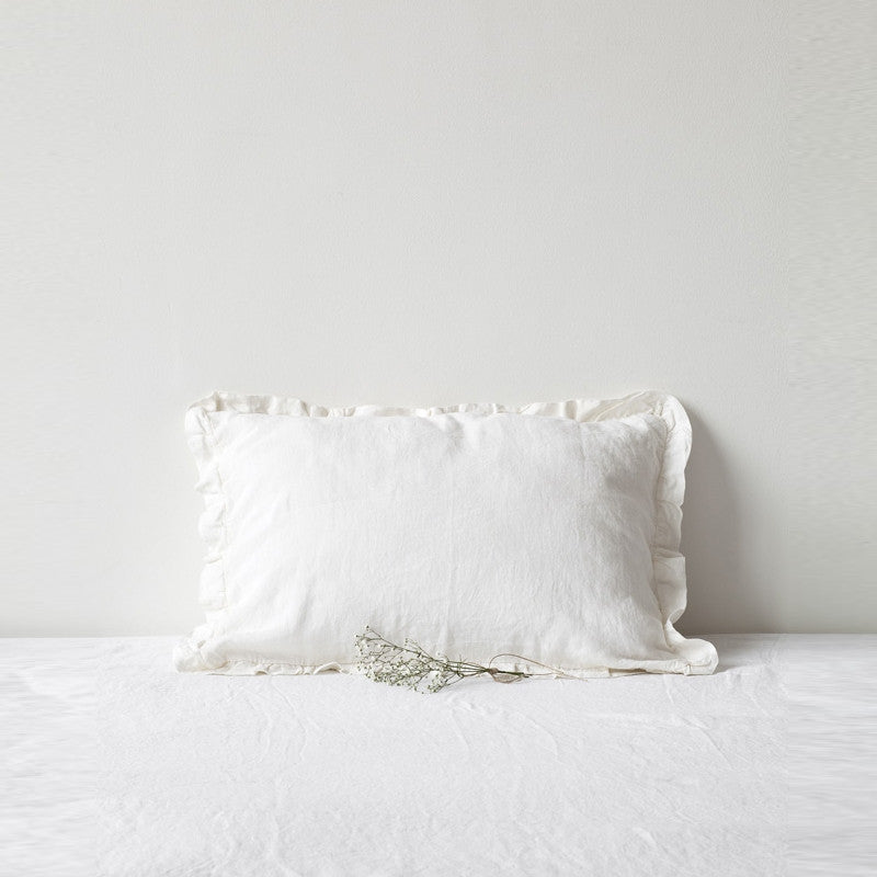 Linen Tales Pillowcase with Frills made in EU