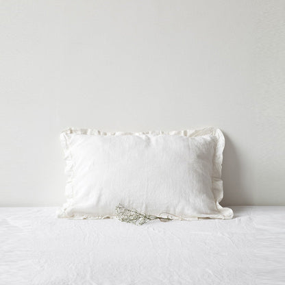 Linen Tales Pillowcase with Frills made in EU