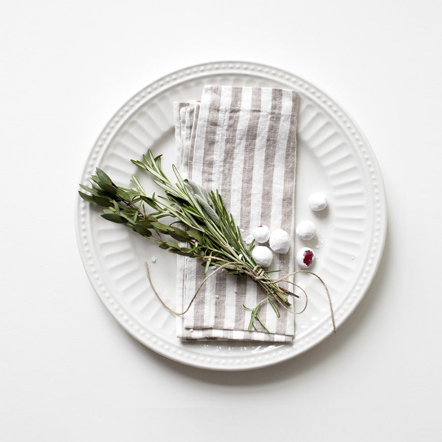 Linen Tales Napkins Set Made in EU