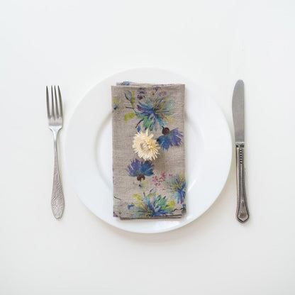 Linen Tales Napkins Set Made in EU