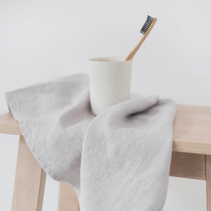 Linen Fine Waffle Towel made in EU