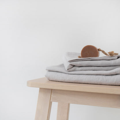 Linen Fine Waffle Towel made in EU