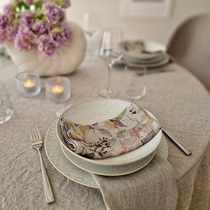 Linen Tales Napkins Set Made in EU